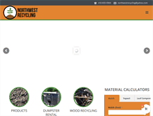 Tablet Screenshot of northwestrecyclingonline.com
